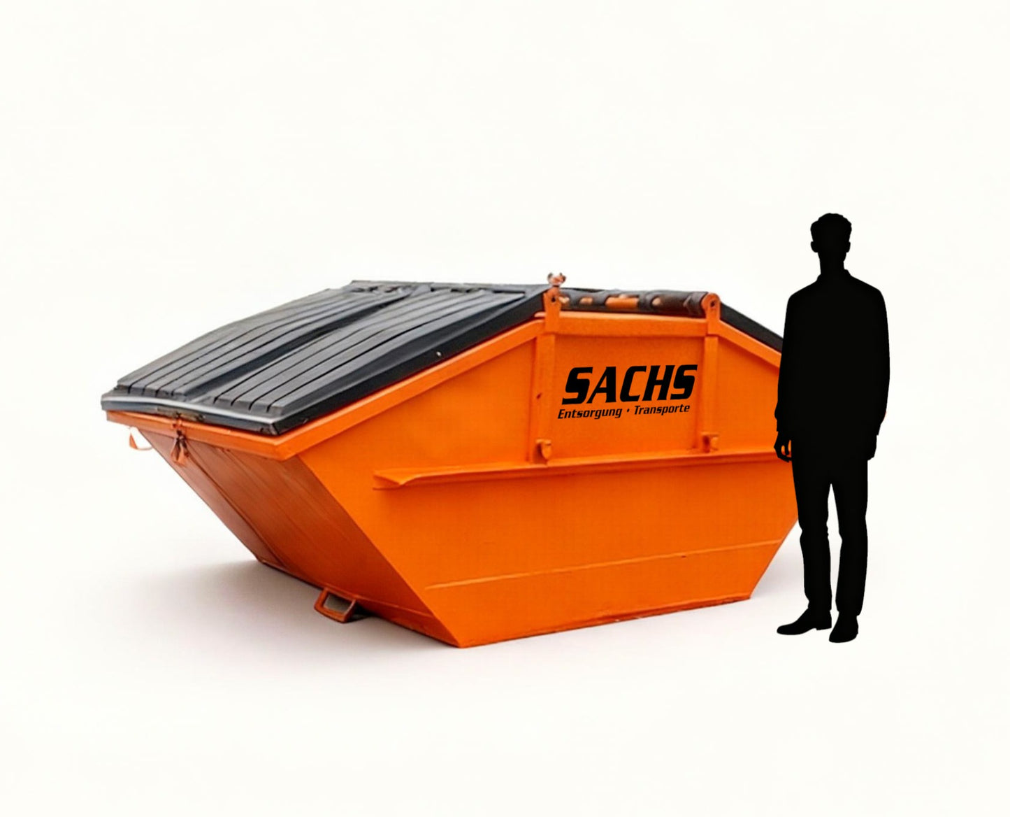 7cbm Restmüllcontainer mit Deckel